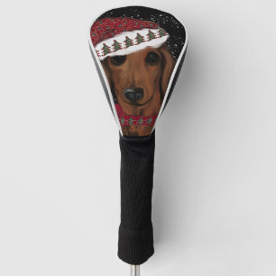 Red Dachshund  Golf Head Cover