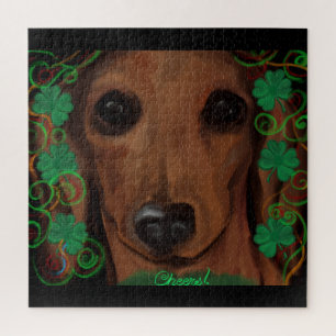 Red Dachshund Jigsaw Puzzle