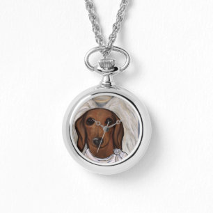 Red Dachshund Watch