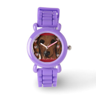 Red Dachshund Watch