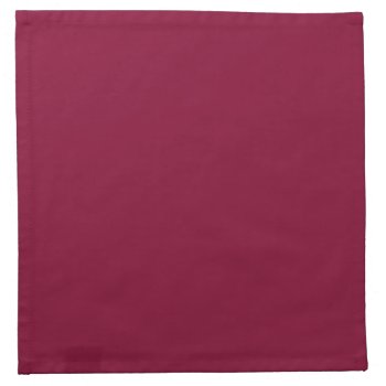 Red Dahlia Brick Maroon Burgundy 2015 Color Trend Cloth Napkin by SilverSpiral at Zazzle