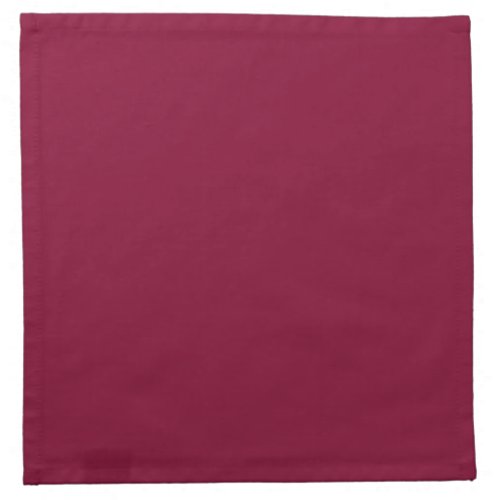 Red Dahlia Brick Maroon Burgundy 2015 Color Trend Cloth Napkin