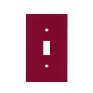 Red Dahlia Brick Maroon Burgundy 2015 Color Trend Light Switch Cover