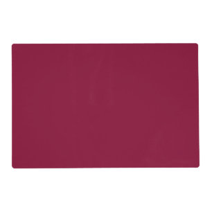 Red Dahlia Brick Maroon Burgundy 2015 Color Trend Placemat