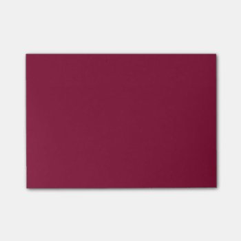 Red Dahlia Brick Maroon Burgundy 2015 Color Trend Post-it Notes by SilverSpiral at Zazzle