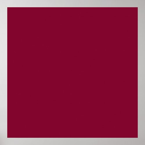 Red Dahlia Brick Maroon Burgundy 2015 Color Trend Poster