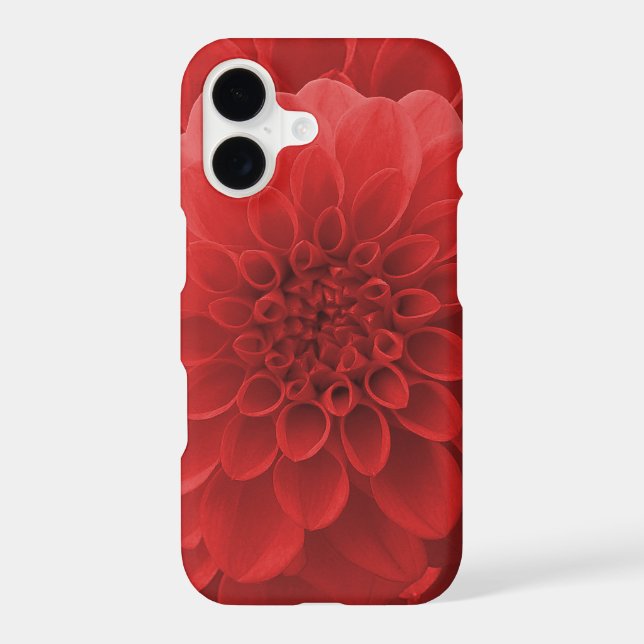 Red Dahlia Case-Mate iPhone Case (Back)