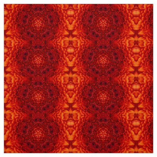 RED DAHLIA FLOWER PETALS FABRIC