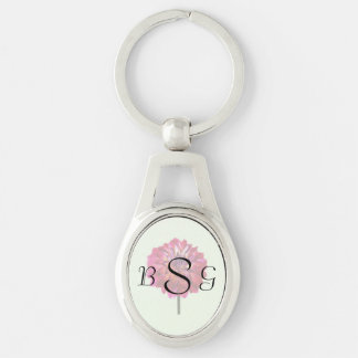 Red Dahlia Tinted With Yellow Wedding Products Keychain
