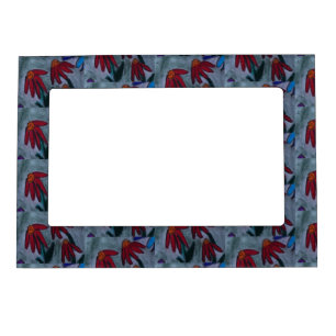 Red Daisies Magnetic Frame