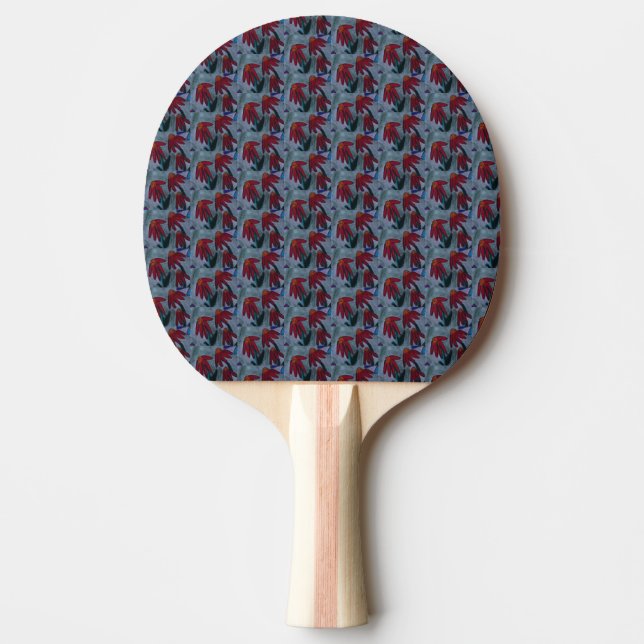 Red Daisies  Ping Pong Paddle (Front)