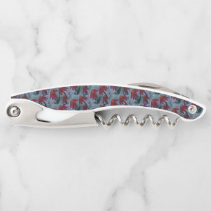 Red Daisies Waiter's Corkscrew