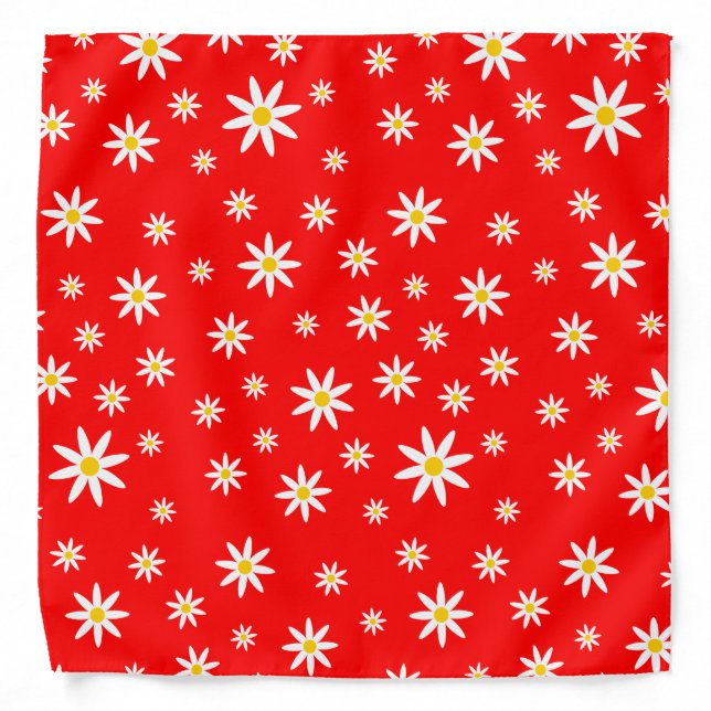 Red Daisy Bandana (Front)