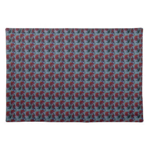 Red Daisy Cloth Placemat