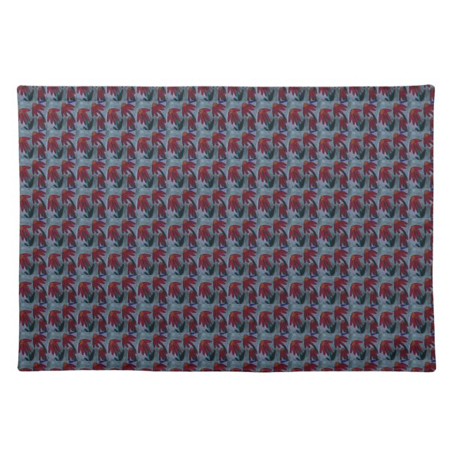 Red Daisy Cloth Placemat (Front)