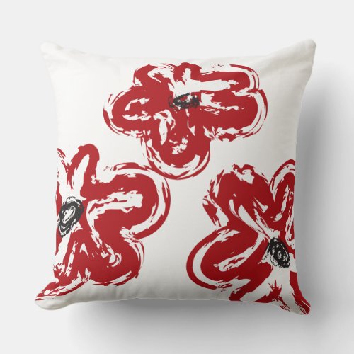 RED DAISY DESIGN Retro Throw Pillow