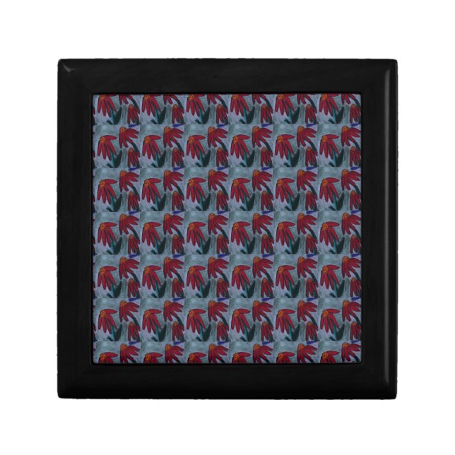 Red Daisy Jewelry Box (Front)