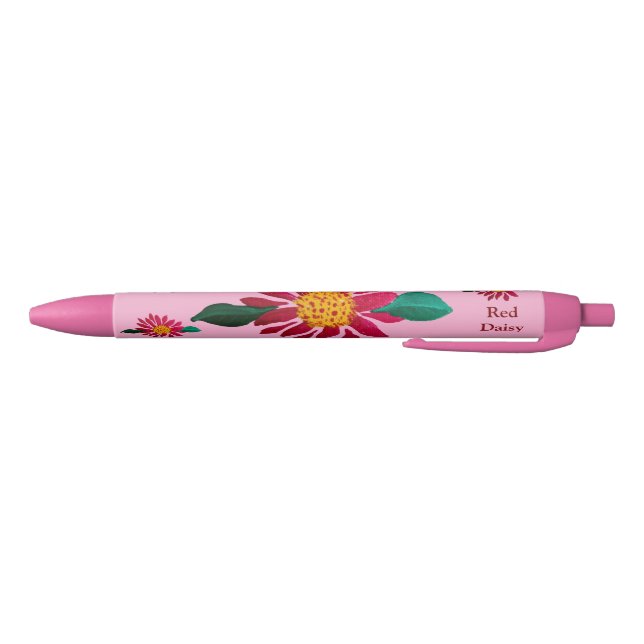 Red Daisy  Pen (Bottom)