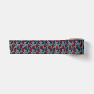 Red Daisy  Satin Ribbon