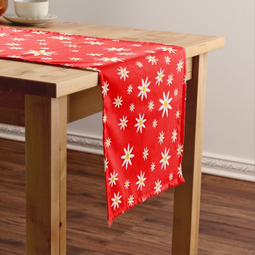 Red Daisy Table Runner