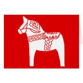 Red Dala Horse (Front Horizontal)