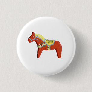 Red Dala Horse  # 8 pin