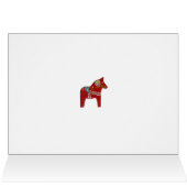 Red Dala Horse Blank Inside Card (Inside Horizontal (Top))