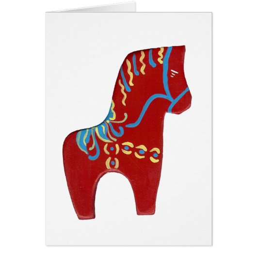 Red Dala Horse Cards (Front)