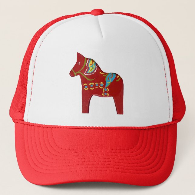 Red Dala Horse Hat (Front)