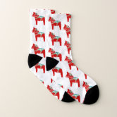 Dala Horse Socks