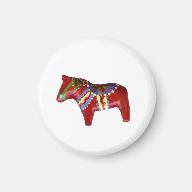Red Dala magnet (Front)