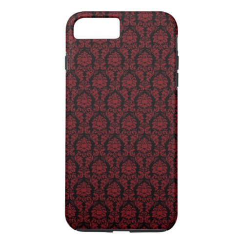 Red Damask iPhone Case