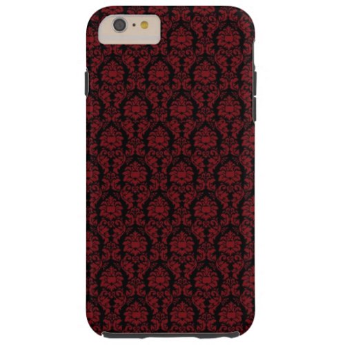 Red Damask iPhone Case