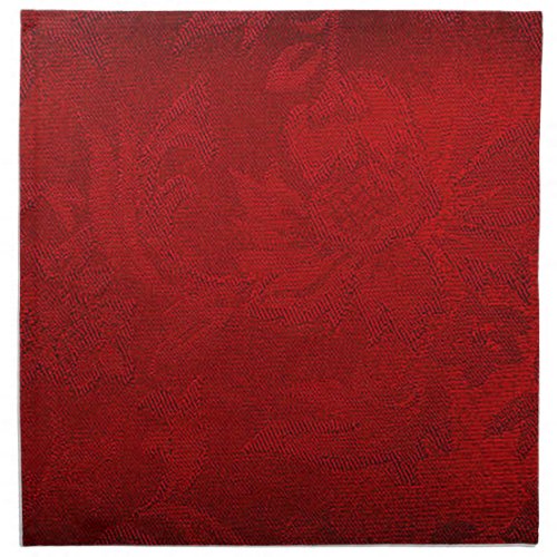 Red Damask Set4 Cotton Cloth Napkin