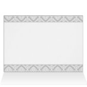 red damask table seating card (Inside Horizontal (Top))