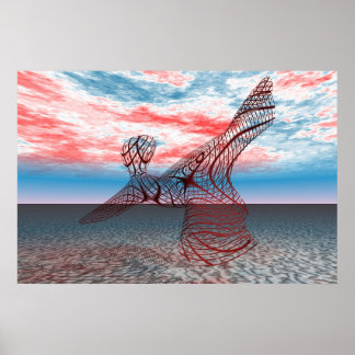 Red Dancer - Large Print