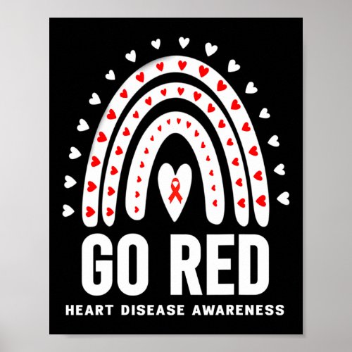 Red Day _ Heart Disease Awareness Month  Poster