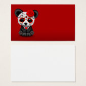 Red Day of the Dead Sugar Skull Panda (Front & Back)