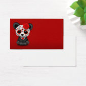 Red Day of the Dead Sugar Skull Panda (Desk)