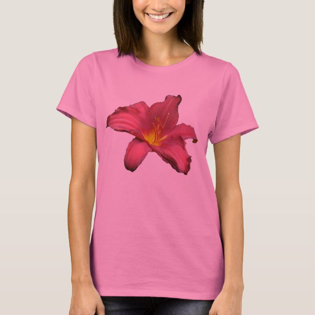 Red Daylily Coordinating Items T-Shirt (Front)