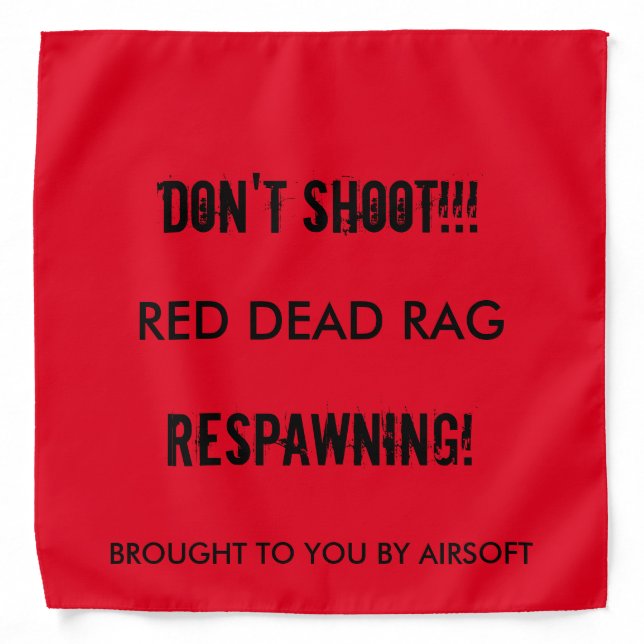 Red Dead Rag Bandana (Front)
