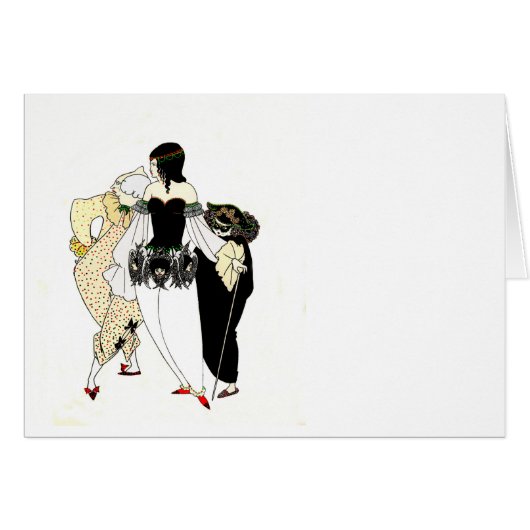 Red Death Masque Illustration Cards (Front Horizontal)