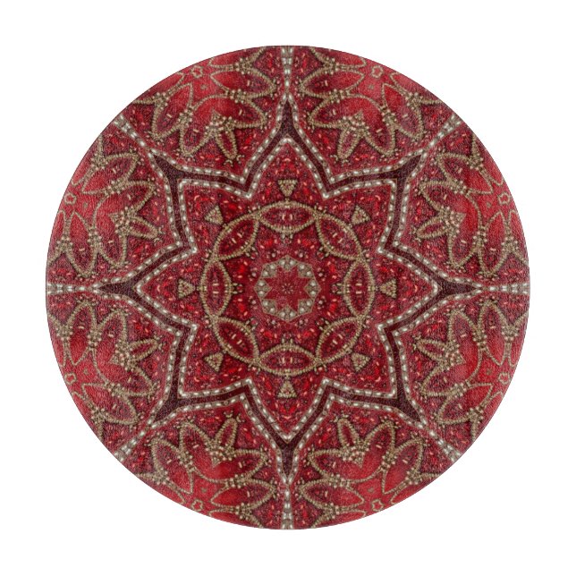 Red Decorative Cutting Board (Front)