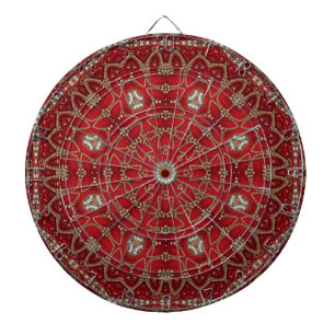 Red Decorative Dartboard
