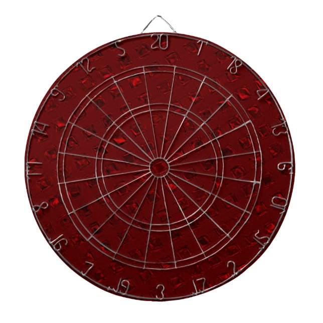 Red Decorative Dartboard (Front)