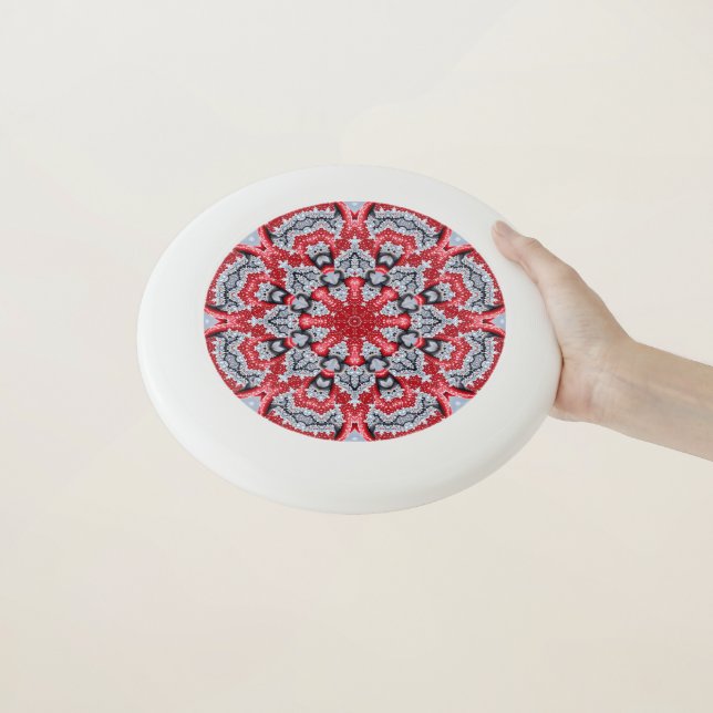 Red Decorative Frisbee (In Hand)