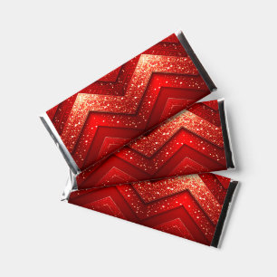 Red Decorative Holiday Hershey Bar Favors