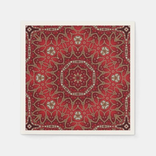 Red Decorative Napkins