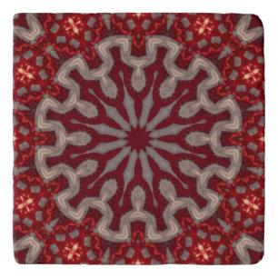 Red Decorative Trivet