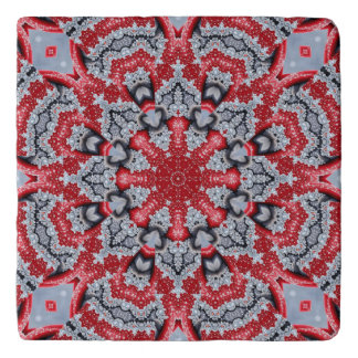 Red Decorative Trivet
